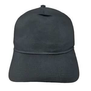 Otto Snapback Hat Black OSFM Adjustable Vent Holes Outdoor Blank